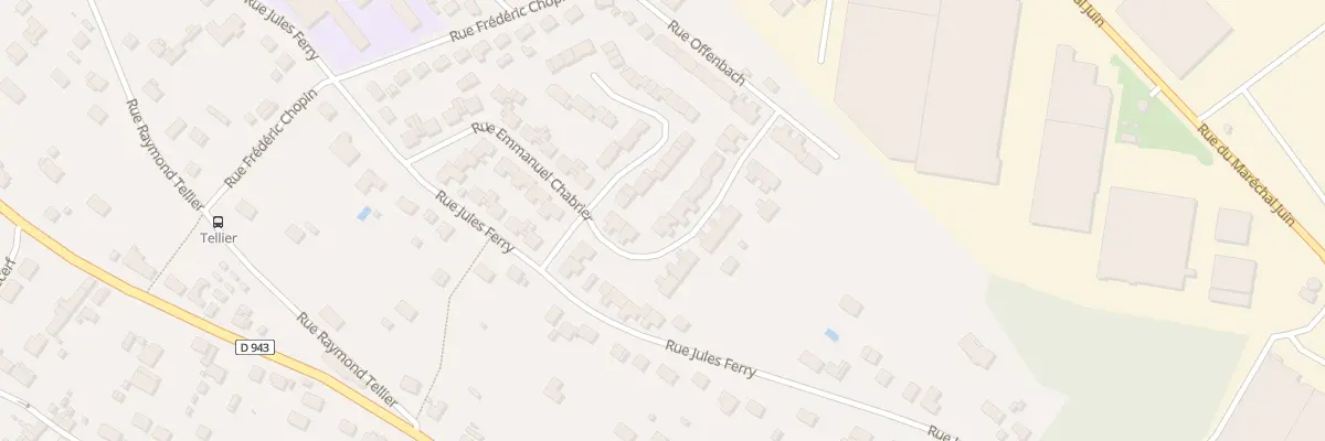 Plan du 247 Rue Emmanuel Chabrier à Amilly