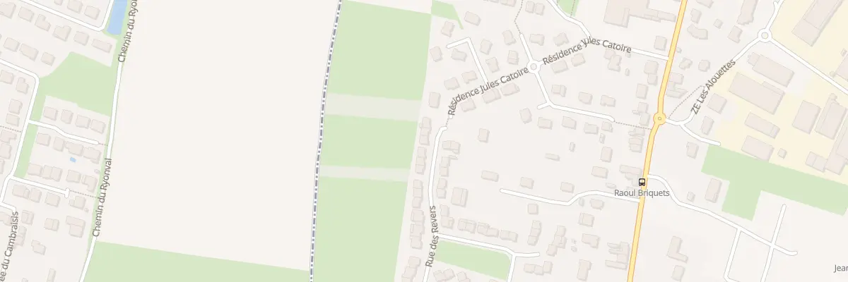 Plan du 25 Rue des Revers à Saint-Nicolas