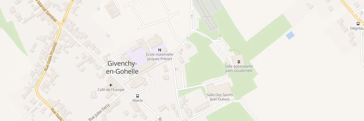 Plan du 2 Rue de la Chapelle à Givenchy-en-Gohelle