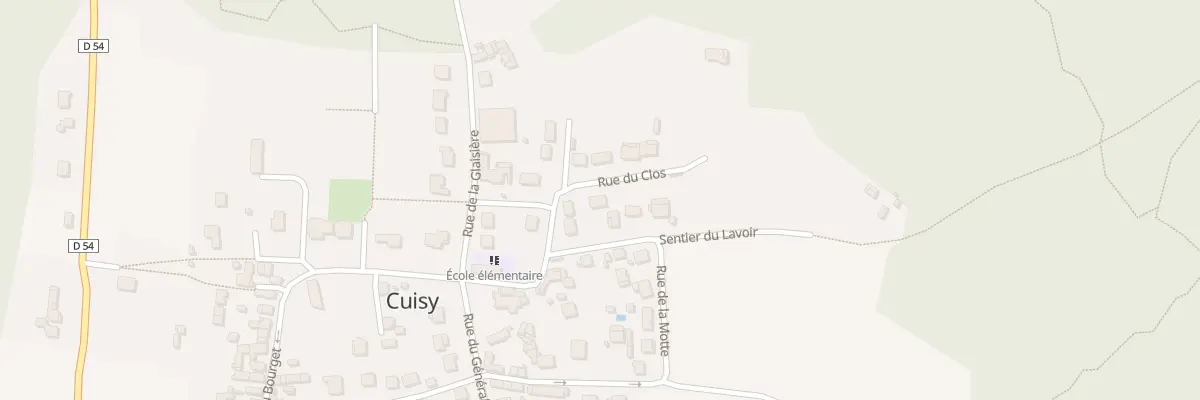 Plan du 2 Rue du Clos à Cuisy