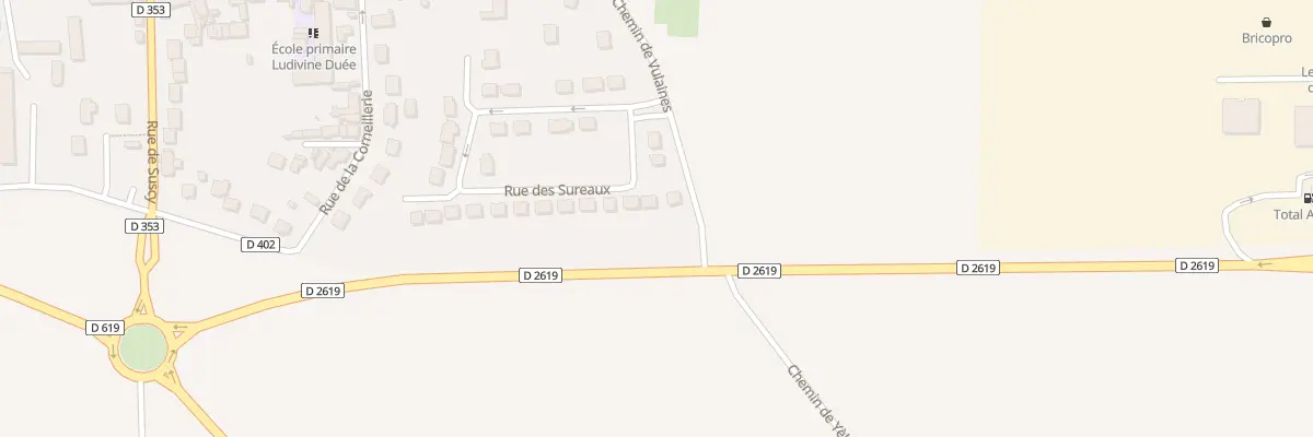 Plan du 7 Rue des Sureaux à Yèbles