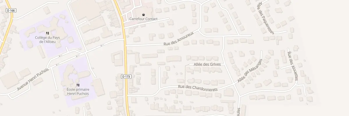 Plan du 5001F Rue des Amoureux à Laventie