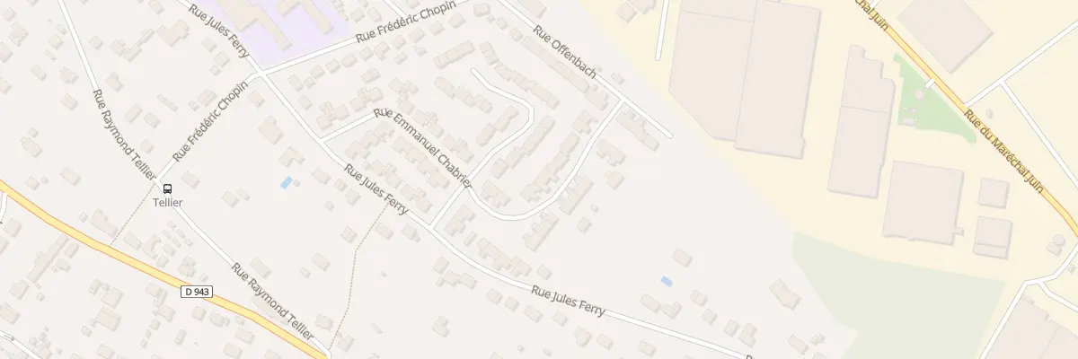 Plan du 259 Rue Emmanuel Chabrier à Amilly