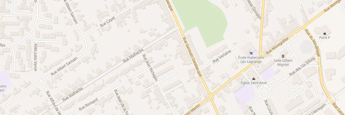 Plan du 18 Rue Germain Delebecque à Liévin