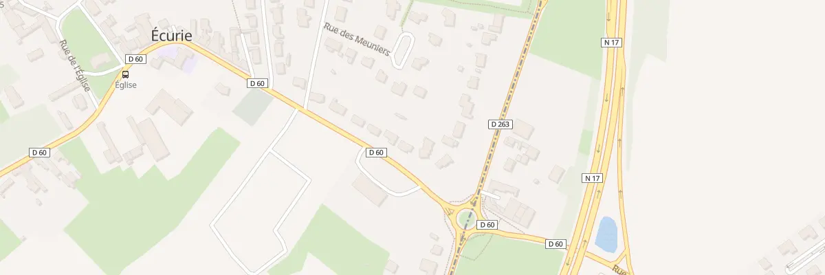 Plan du 87 Rue de Roclincourt à Écurie