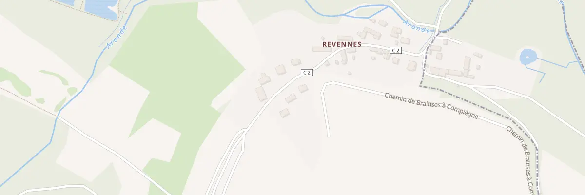 Plan du 11B Vc Hameau de Revennes à Braisnes-sur-Aronde