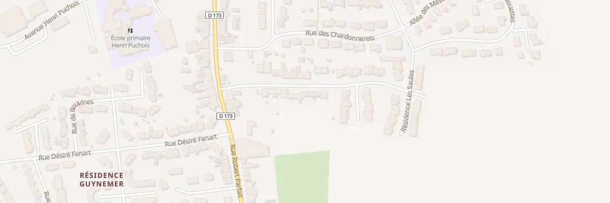 Plan du 14 Rue du Train de Loos à Laventie