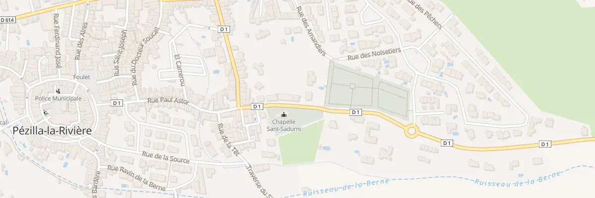 Plan du 61 Rue Paul Astor à Pézilla-la-Rivière
