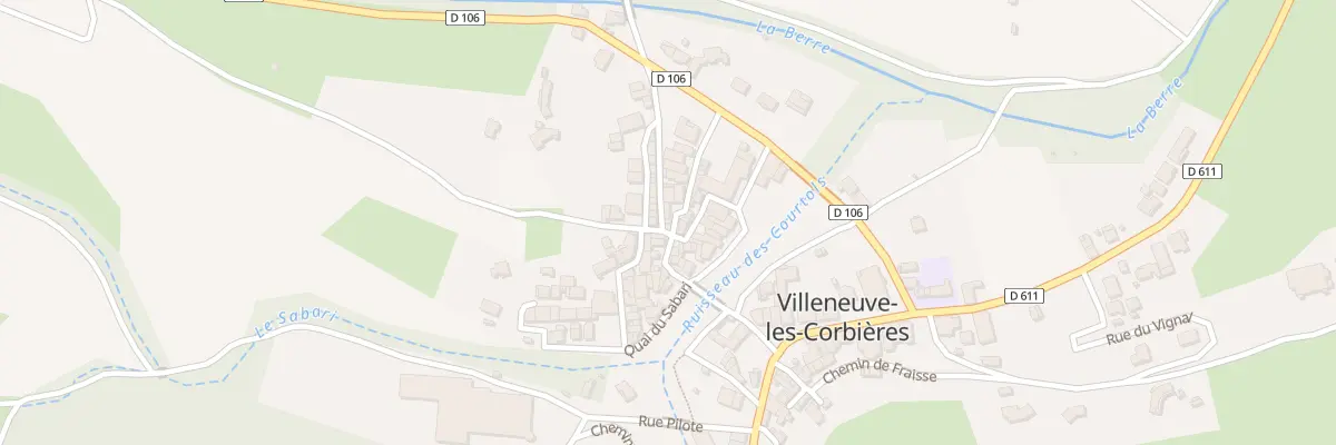 Plan du 5 Rue de la Révolution à Villeneuve-les-Corbières