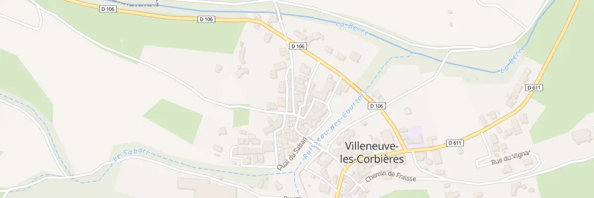 Plan du 3A Rue de la Révolution à Villeneuve-les-Corbières