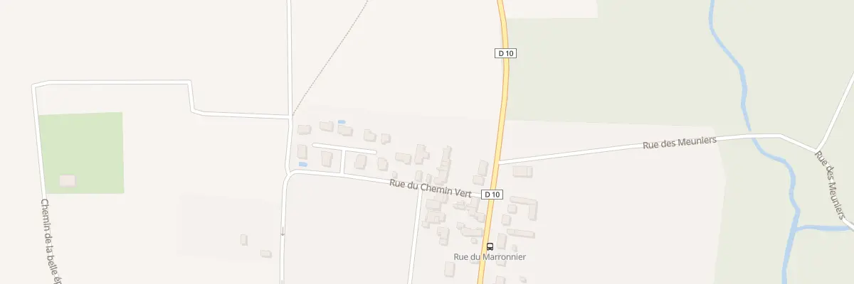 Plan du 12 Rue du Chemin Vert à Favières