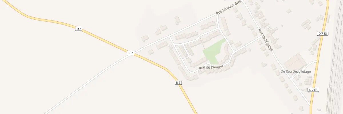 Plan du 3 Rue de l’Avenir à Achiet-le-Grand