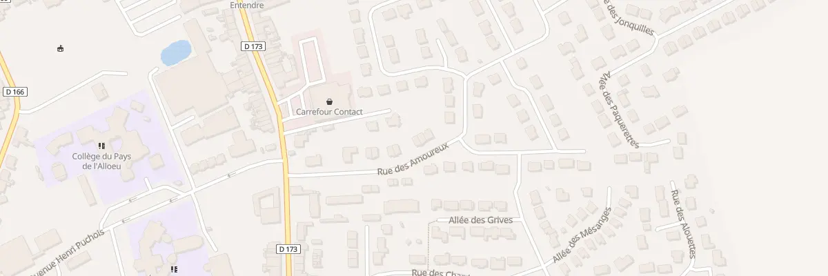 Plan du 13 Rue des Amoureux à Laventie