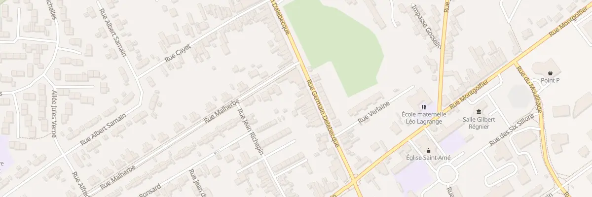 Plan du 24 Rue Germain Delebecque à Liévin