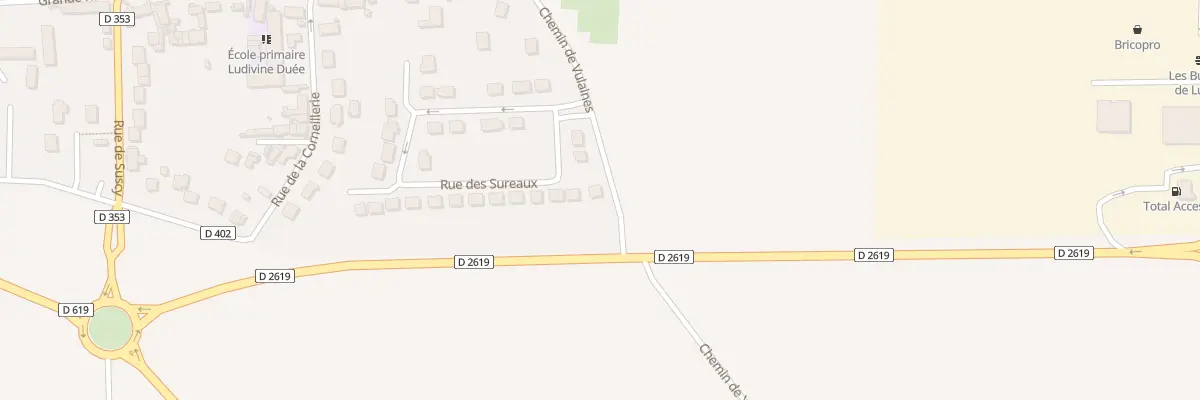Plan du 5 Rue des Sureaux à Yèbles