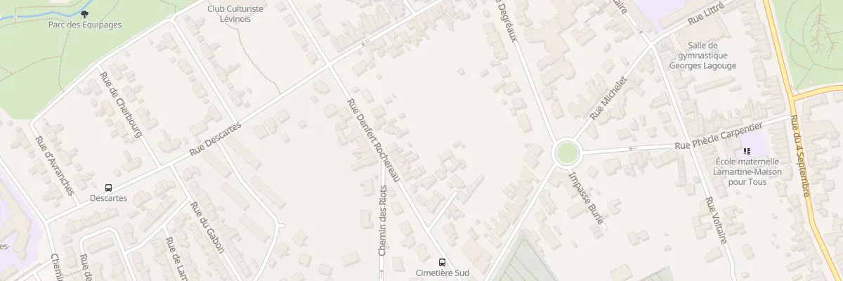 Plan du 14 Rue Denfert Rochereau à Liévin