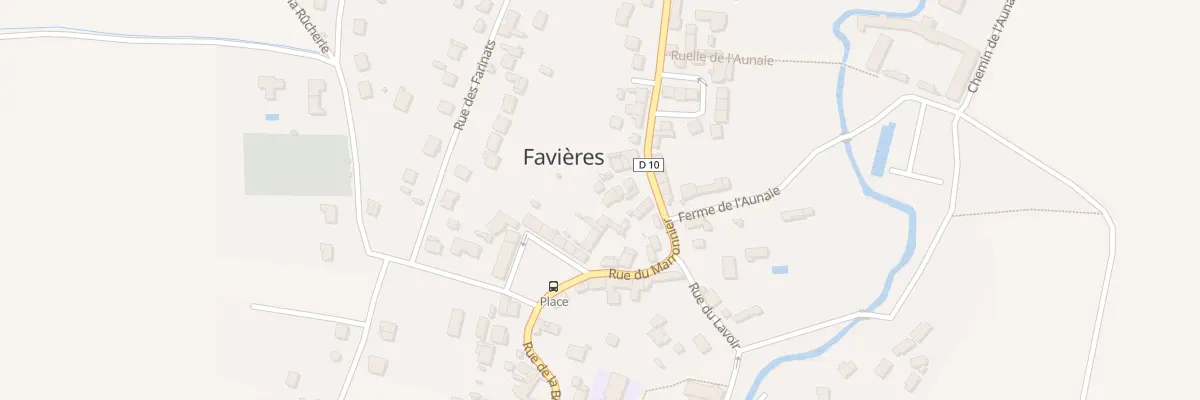 Plan du 27 Rue du Marronnier à Favières