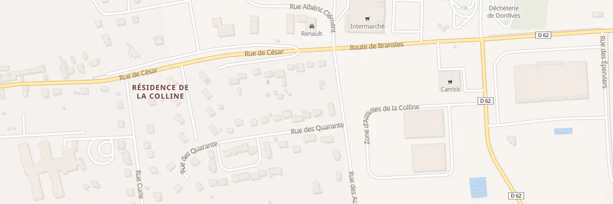 Plan du 6 Rue des Quarante à Dordives