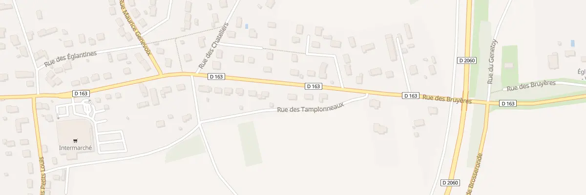 Plan du 426 Rue des Bruyères à Amilly
