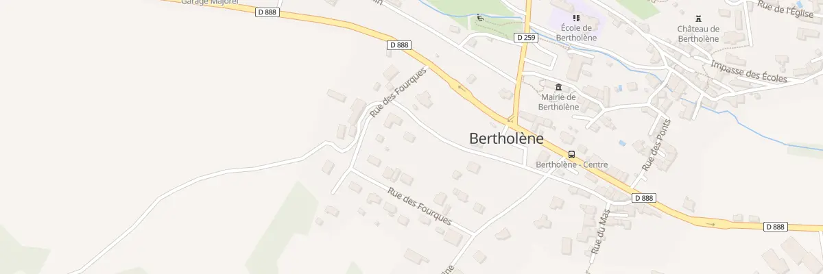 Plan du 46B Rue de la Rande à Bertholène