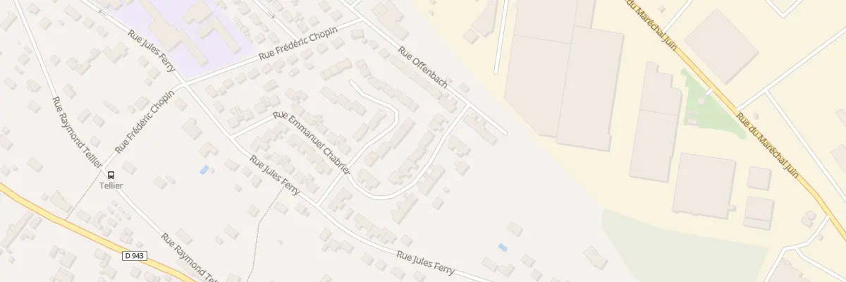 Plan du 295 Rue Emmanuel Chabrier à Amilly