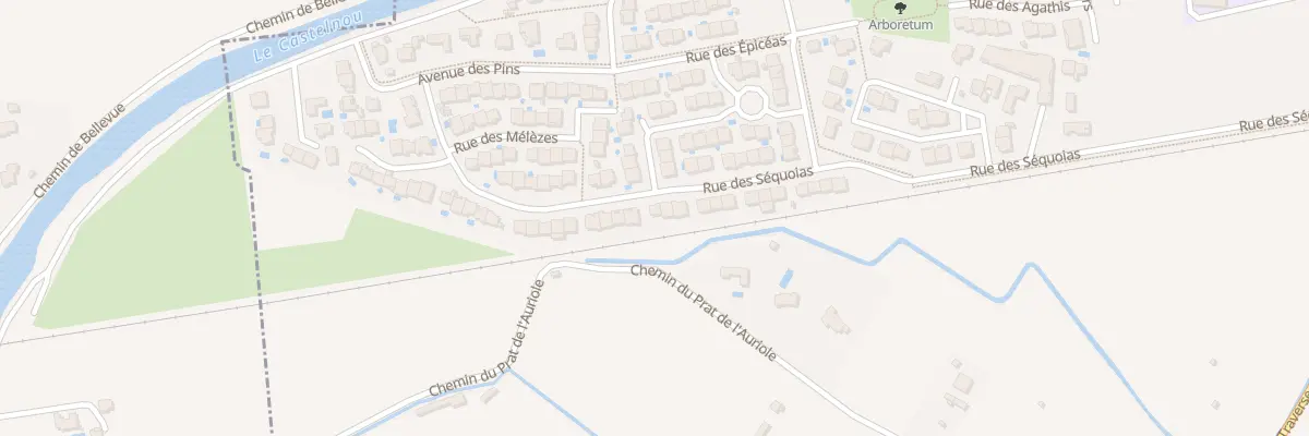 Plan du 43 Rue des Séquoias au Soler