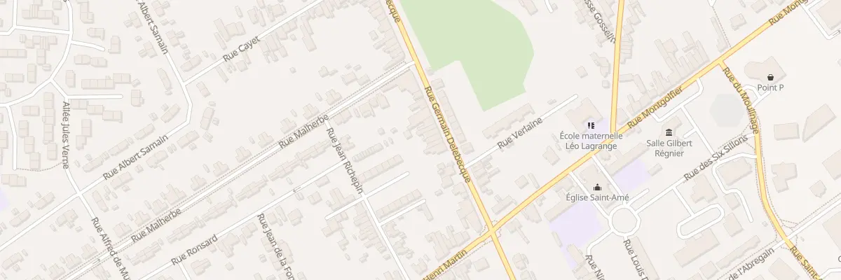 Plan du 16 Rue Germain Delebecque à Liévin