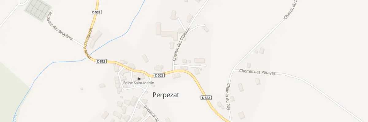 Plan du 5252 Bourg de Perpezat à Perpezat