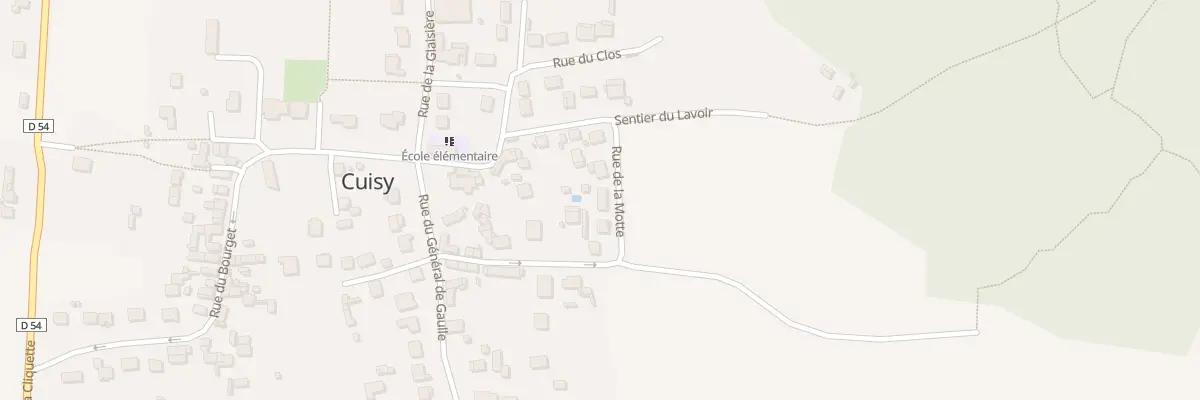 Plan du 6 Rue de la Motte à Cuisy