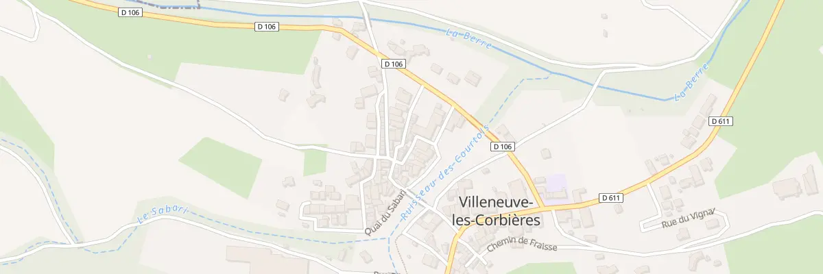 Plan du 6 Rue des Moulins à Villeneuve-les-Corbières