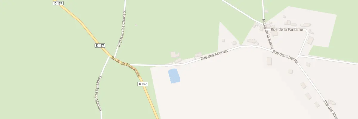 Plan du 22 Rue des Aberots à Deneuille-les-Mines