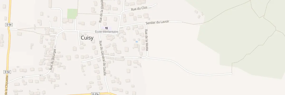Plan du 8 Rue de la Motte à Cuisy