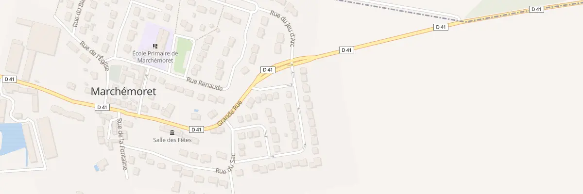 Plan du 11 Rue de la Grande Mare à Marchémoret