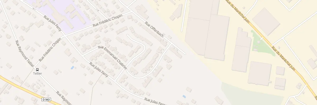Plan du 315 Rue Emmanuel Chabrier à Amilly