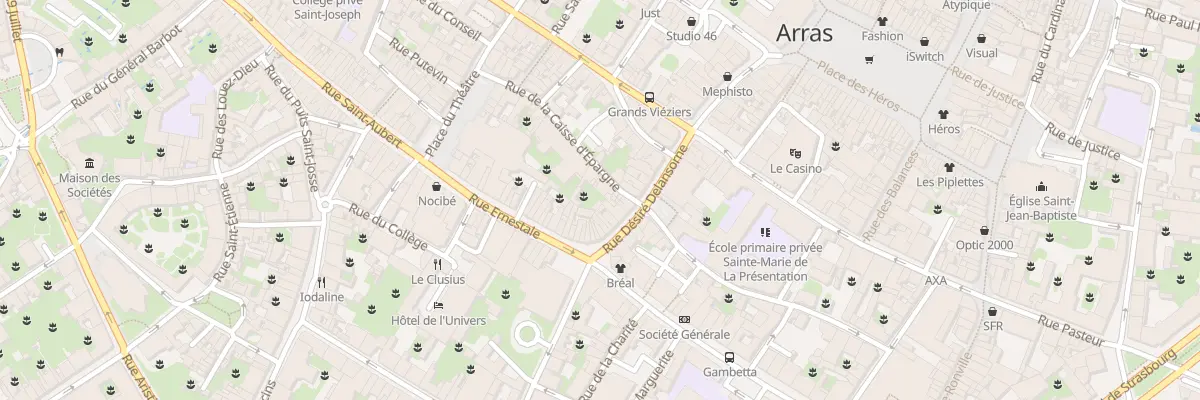 Plan du 1B Rue La Caisse d’Epargne à Arras