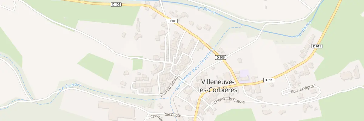 Plan du 7 Rue des Moulins à Villeneuve-les-Corbières