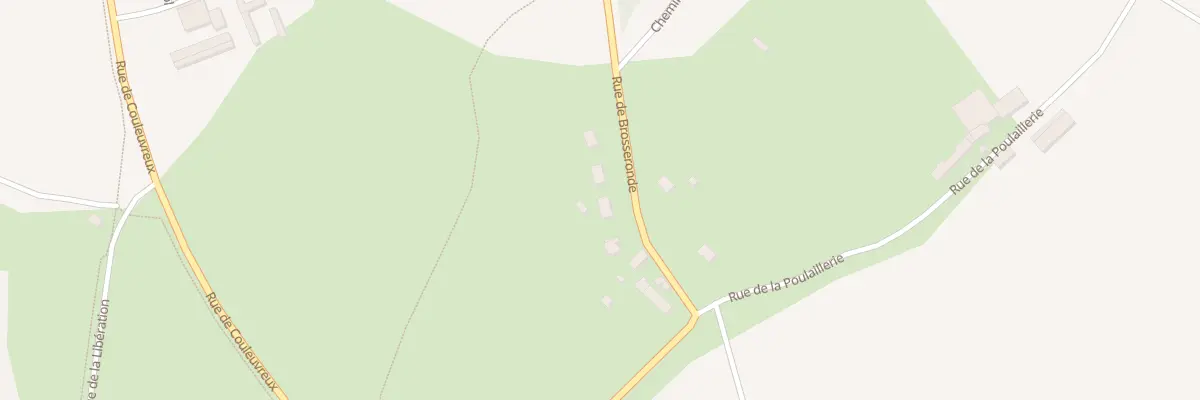 Plan du 643 Rue de Brosseronde à Amilly