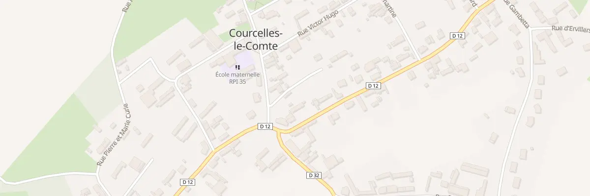 Plan du 2 Rue de Verdun à Courcelles-le-Comte