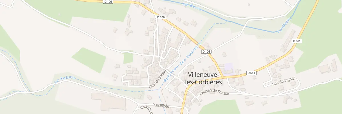 Plan du 9 Rue des Moulins à Villeneuve-les-Corbières