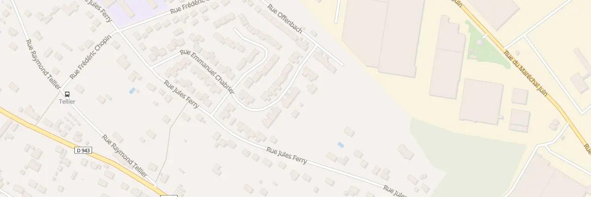 Plan du 270 Rue Emmanuel Chabrier à Amilly