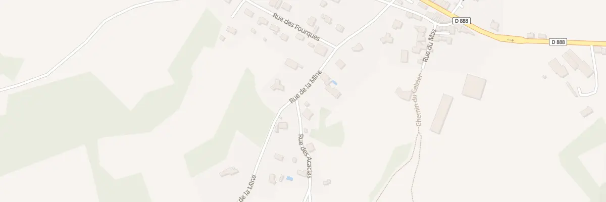 Plan du 1 Che des Acacias à Bertholène