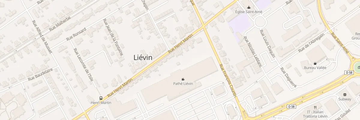 Plan du 91 Rue Henri Martin à Liévin