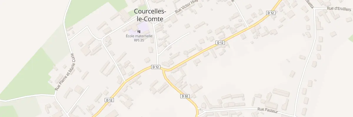 Plan du 3 Rue Jules Ferry à Courcelles-le-Comte