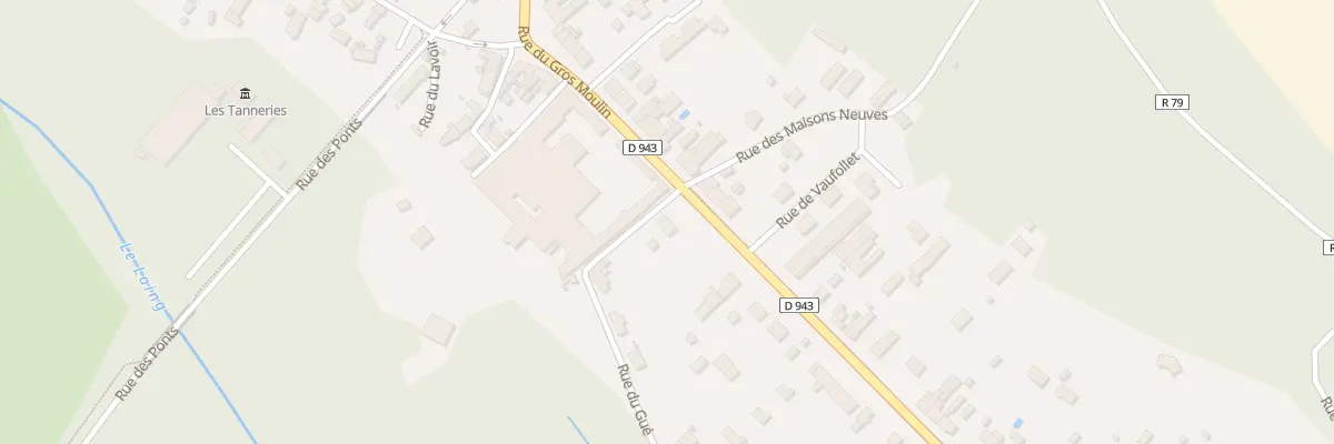 Plan du 400 Rue du Gros Moulin à Amilly