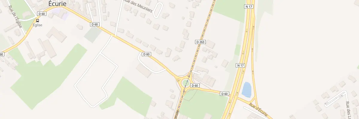 Plan du 89 Rue de Roclincourt à Écurie