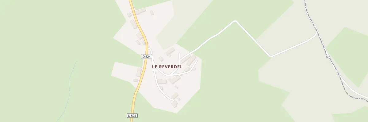 Plan du 5086 Le Reverdel à Gouttières