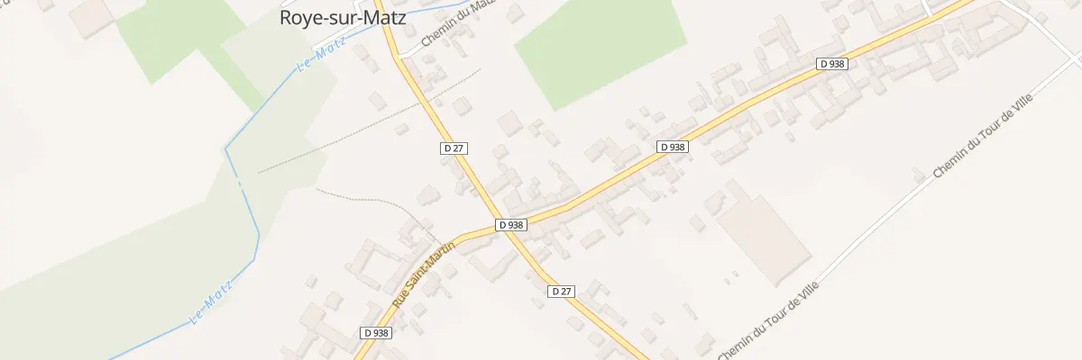 Plan du 52 Rue Saint Martin à Roye-sur-Matz