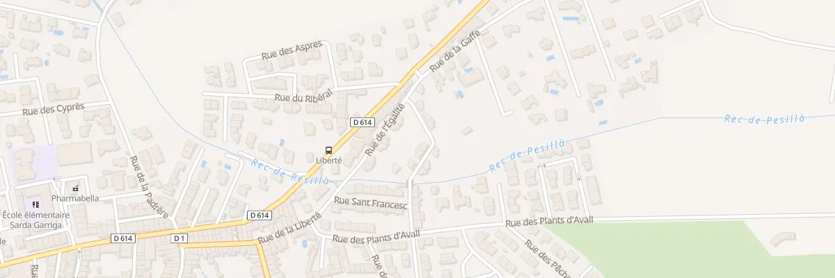 Plan du 10 Rue de la Sardane à Pézilla-la-Rivière