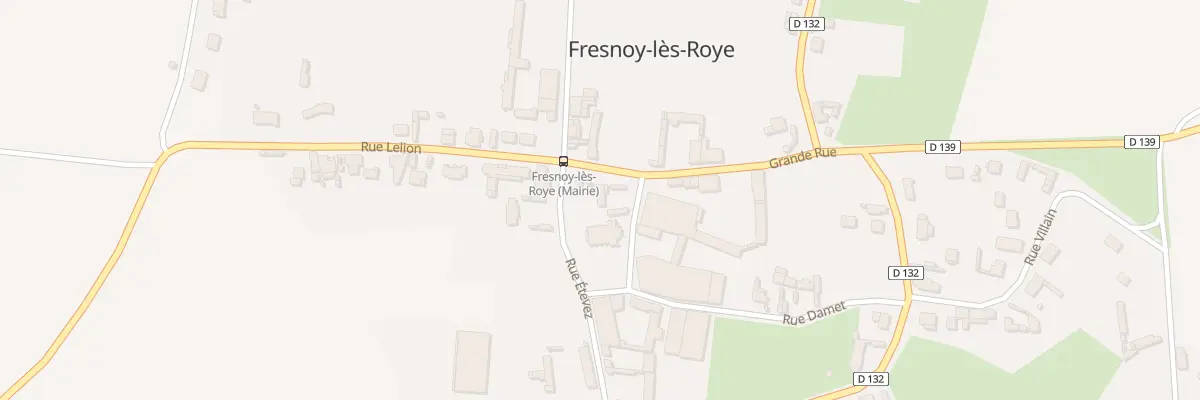 Plan du 2 Gr Grande Rue à Fresnoy-lès-Roye