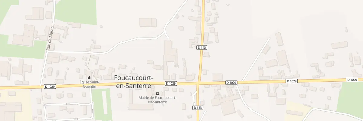 Plan du 28 Chs Brunehaut à Foucaucourt-en-Santerre